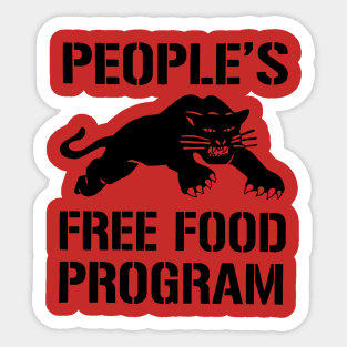 Black Panther Party Tee Sticker